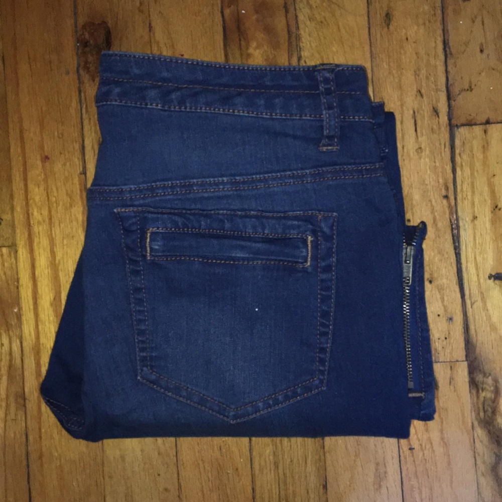 Free People High Waisted Skinny Crop Jean